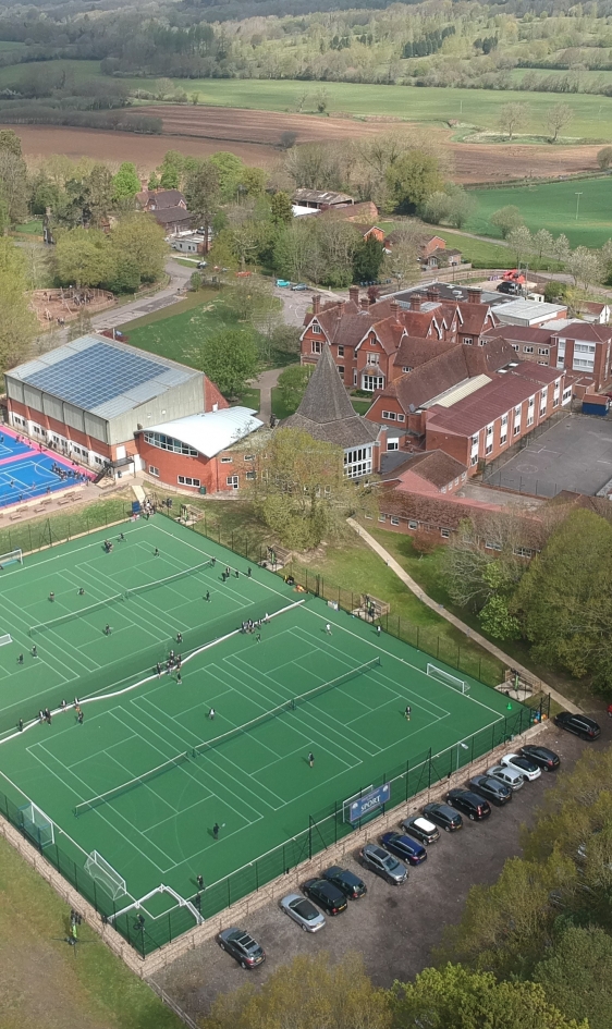 Aerial photo of Great Walstead grounds